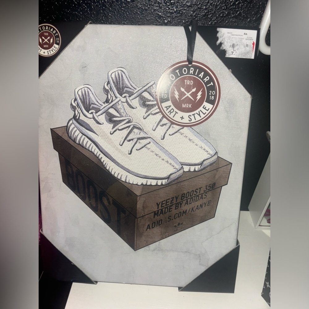 Rodiart Design District Adidas Yeezy Boost 350 V2 Canvas Art